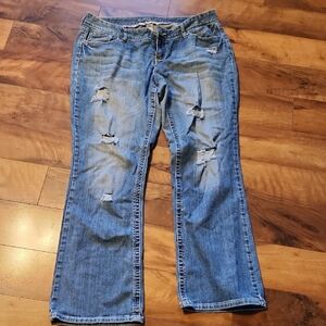 Maurices Original  Distressed Straight Leg Jeans